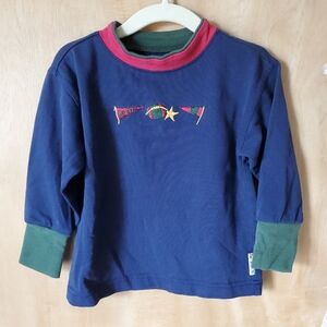 Vintage Rainbow Gymboree long sleeve sports shirt size small